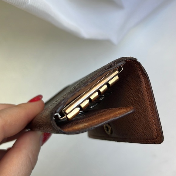 Louis Vuitton Monogram Canvas Multicles 4 Ring Key Case Auth. LV Unisex Wallet - Picture 15 of 17